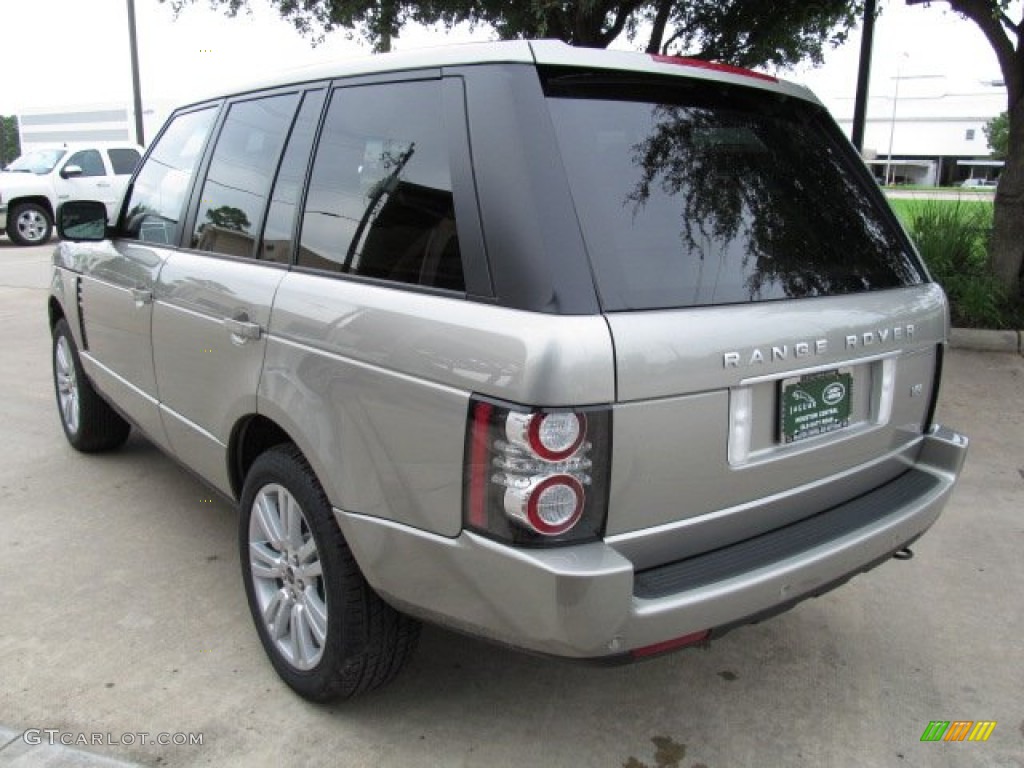 2012 Range Rover HSE LUX - Orkney Grey Metallic / Arabica photo #8