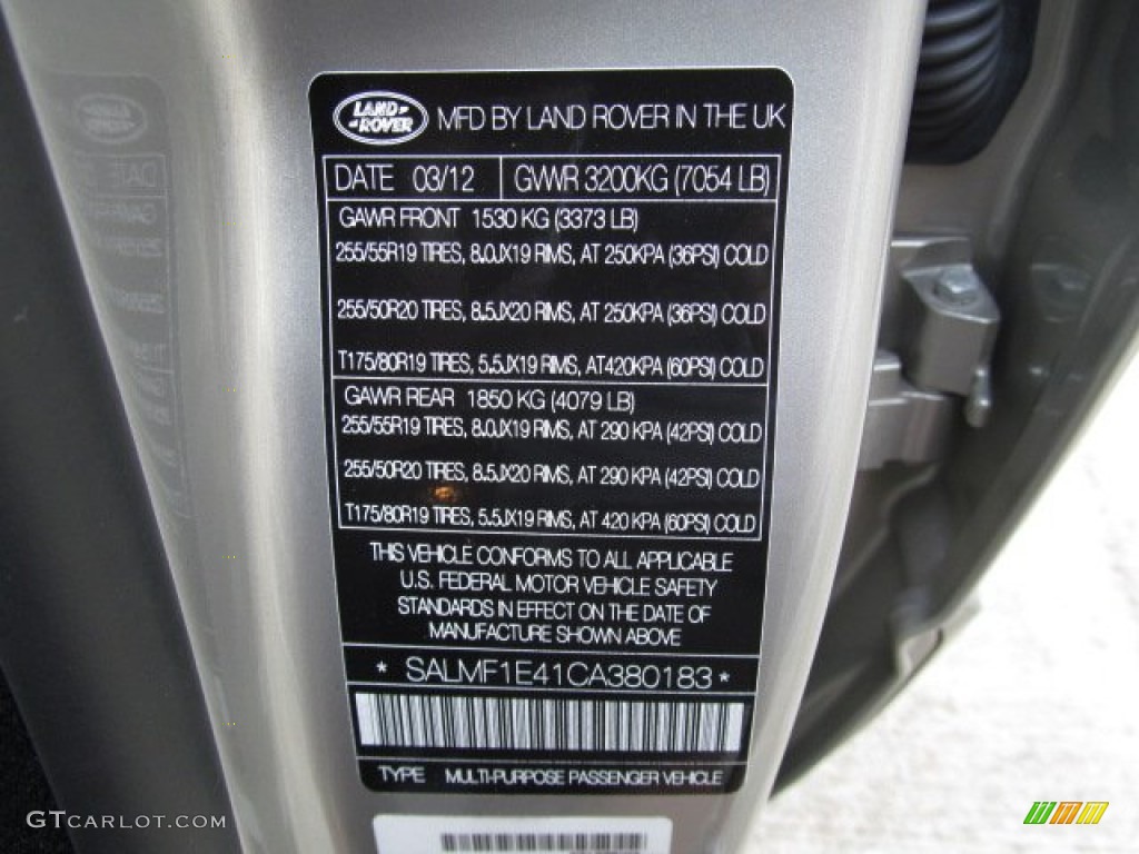 2012 Range Rover Supercharged - Ipanema Sand Metallic / Arabica photo #16