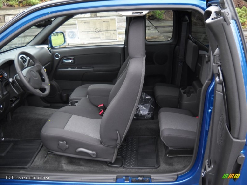 Ebony Interior 2012 GMC Canyon SLE Extended Cab Photo #67897314