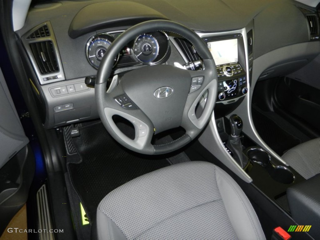 2012 Hyundai Sonata SE 2.0T Black Dashboard Photo #67898619
