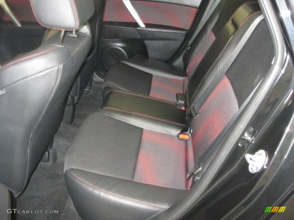 MAZDASPEED Black/Red Interior 2012 Mazda MAZDA3 MAZDASPEED3 Photo #67898877