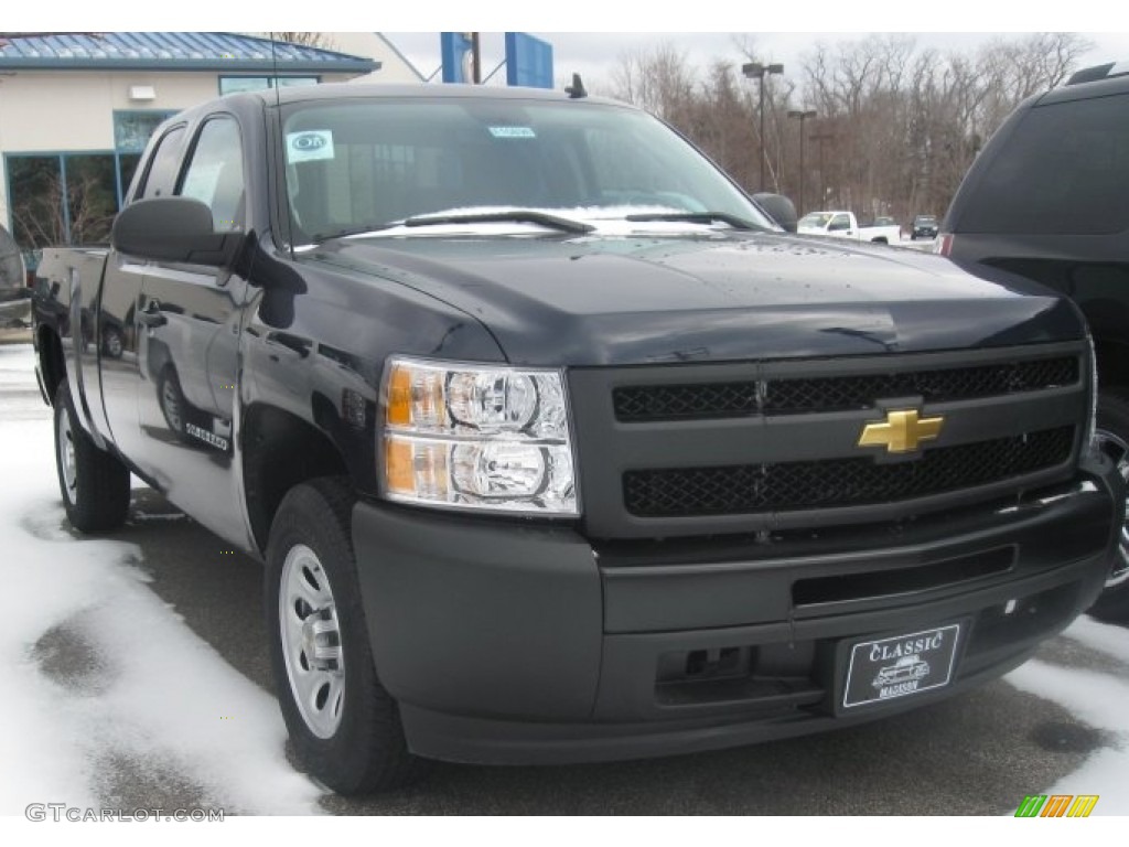 2011 Silverado 1500 Extended Cab - Imperial Blue Metallic / Dark Titanium photo #2