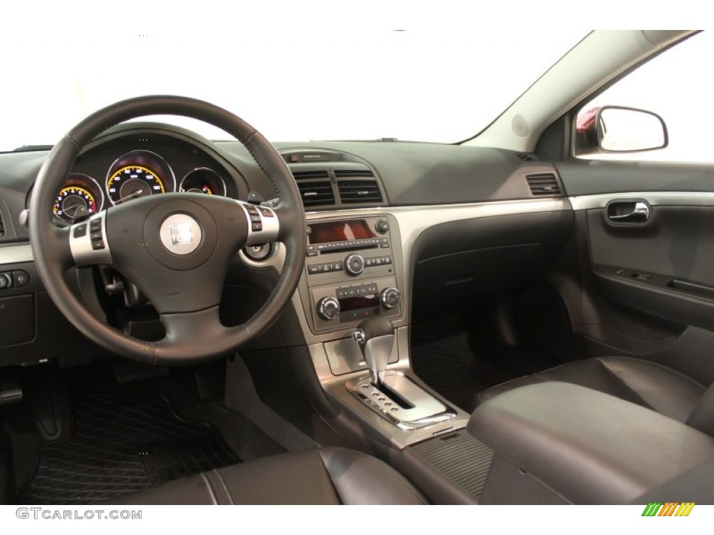 Black Interior 2008 Saturn Aura XR Photo #67901669
