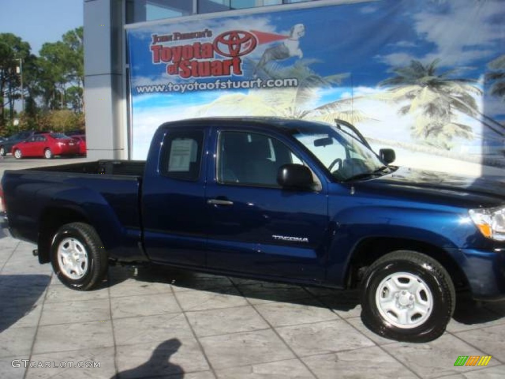 2008 Tacoma Access Cab - Indigo Ink Pearl / Graphite Gray photo #1