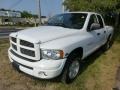 2004 Bright White Dodge Ram 1500 SLT Quad Cab 4x4  photo #3