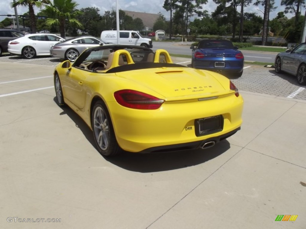 Racing Yellow 2013 Porsche Boxster Standard Boxster Model Exterior Photo #67903574