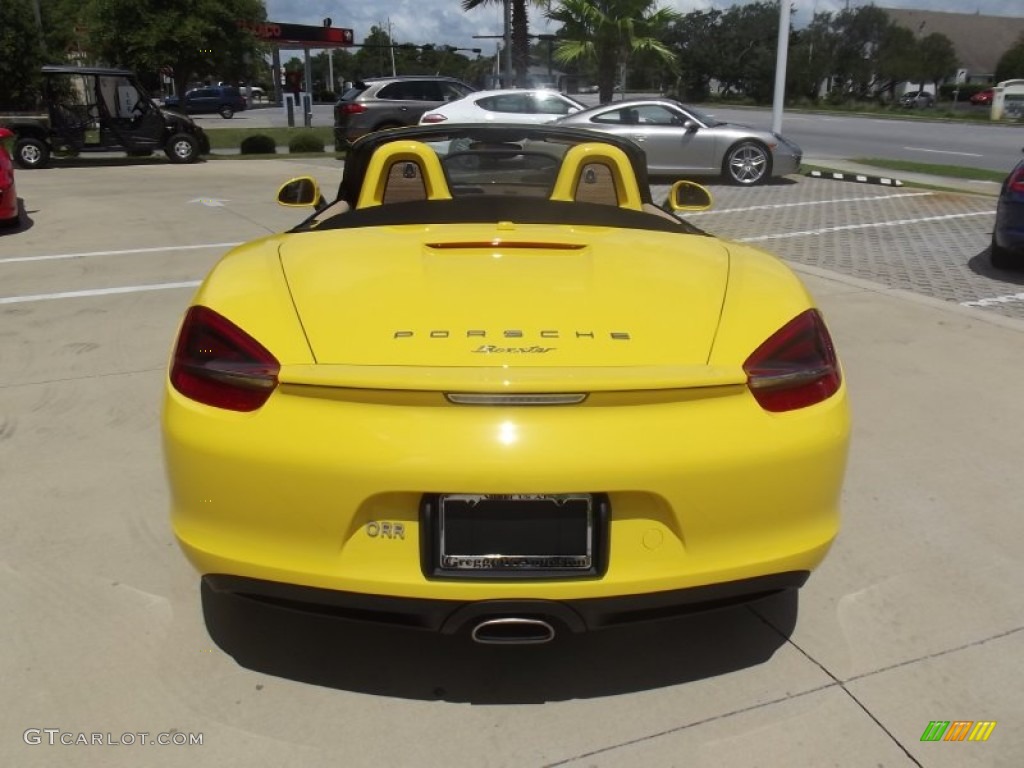 Racing Yellow 2013 Porsche Boxster Standard Boxster Model Exterior Photo #67903596