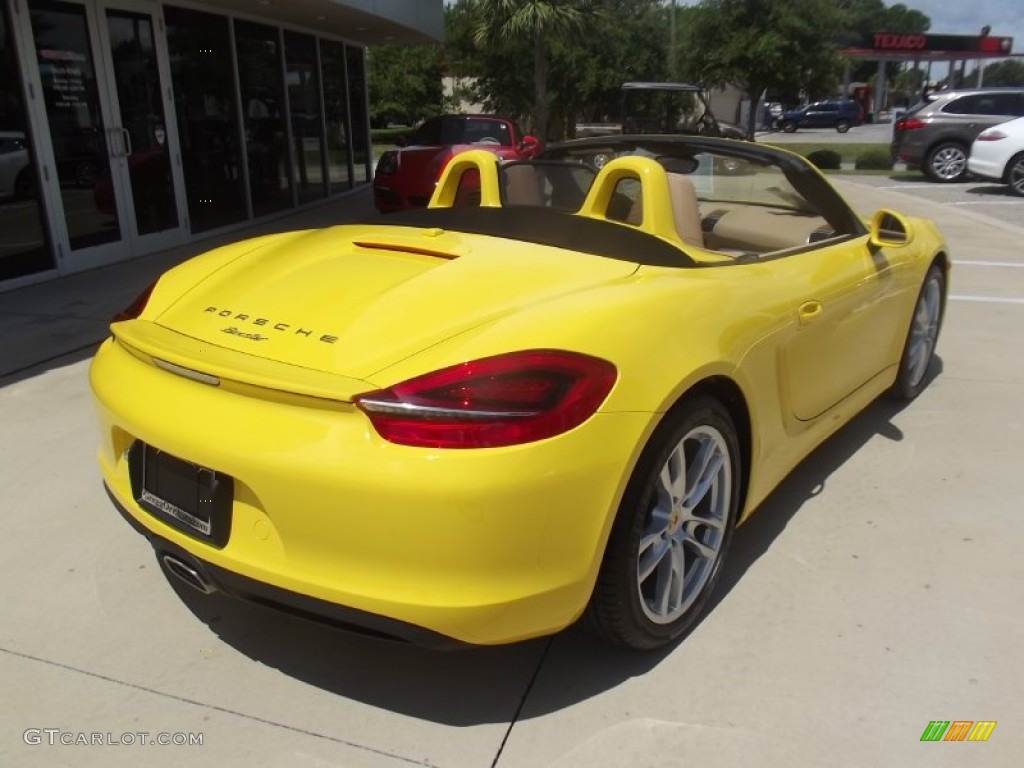 Racing Yellow 2013 Porsche Boxster Standard Boxster Model Exterior Photo #67903607