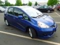 2009 Blue Sensation Pearl Honda Fit Sport  photo #2