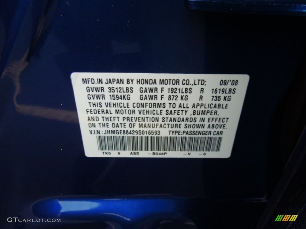 2009 Honda Fit Sport B548P Photo #67904106