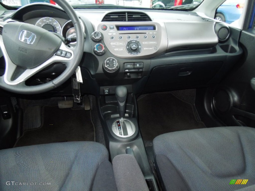 2009 Honda Fit Sport Sport Black Dashboard Photo #67904210