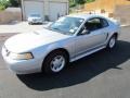 2000 Silver Metallic Ford Mustang V6 Coupe  photo #10