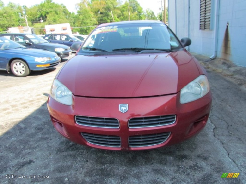 2002 Stratus SE Sedan - Inferno Red Pearl / Sandstone photo #11