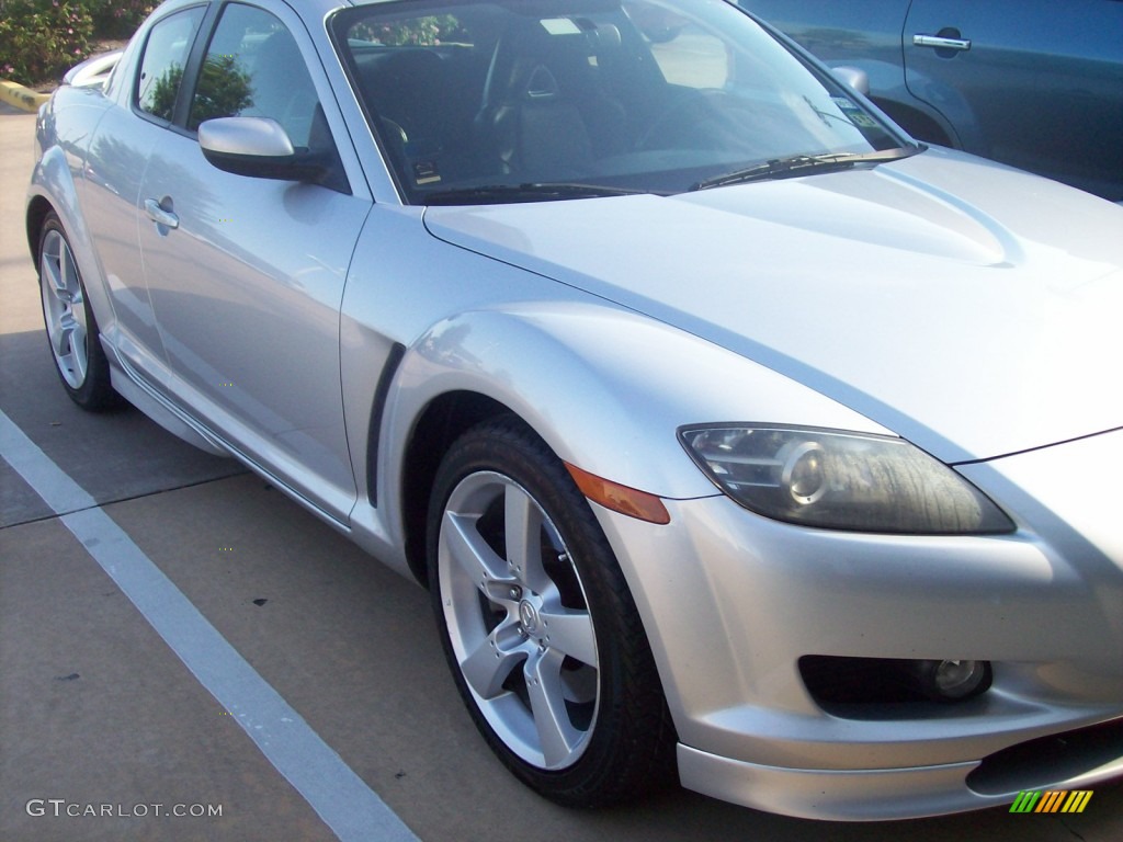 2004 RX-8  - Sunlight Silver Metallic / Black photo #1