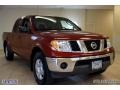 2008 Red Brawn Nissan Frontier SE Crew Cab 4x4  photo #3