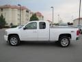 2008 Summit White Chevrolet Silverado 1500 LTZ Extended Cab 4x4  photo #4
