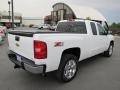 2008 Summit White Chevrolet Silverado 1500 LTZ Extended Cab 4x4  photo #7