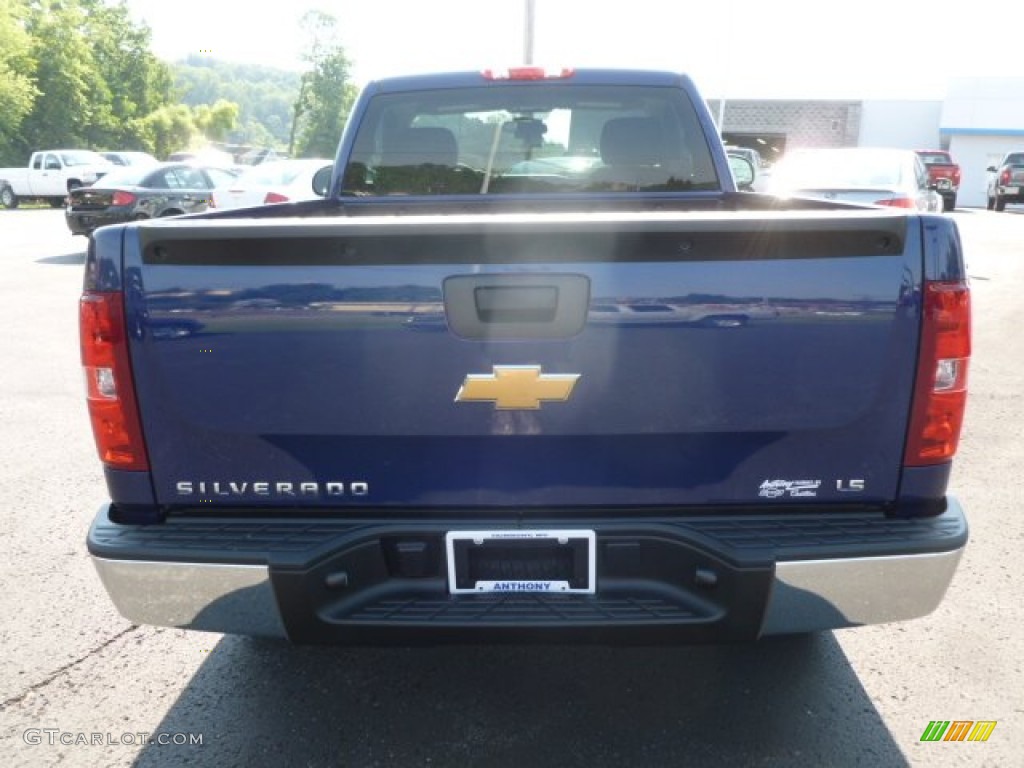 2013 Silverado 1500 LS Regular Cab 4x4 - Blue Topaz Metallic / Ebony photo #6