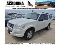 White Suede 2010 Ford Explorer XLT