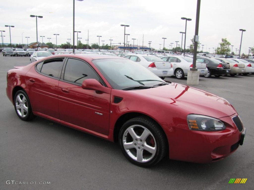 Crimson Red Pontiac Grand Prix