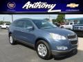 2012 Twilight Blue Metallic Chevrolet Traverse LT AWD #67901544