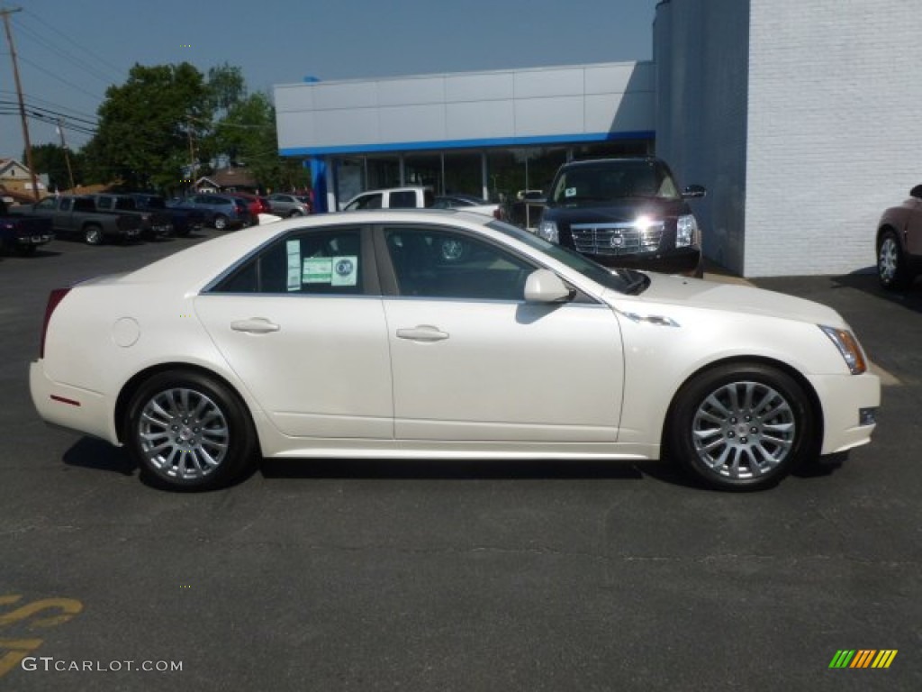 White Diamond Tricoat 2012 Cadillac CTS 4 3.6 AWD Sedan Exterior Photo #67909715