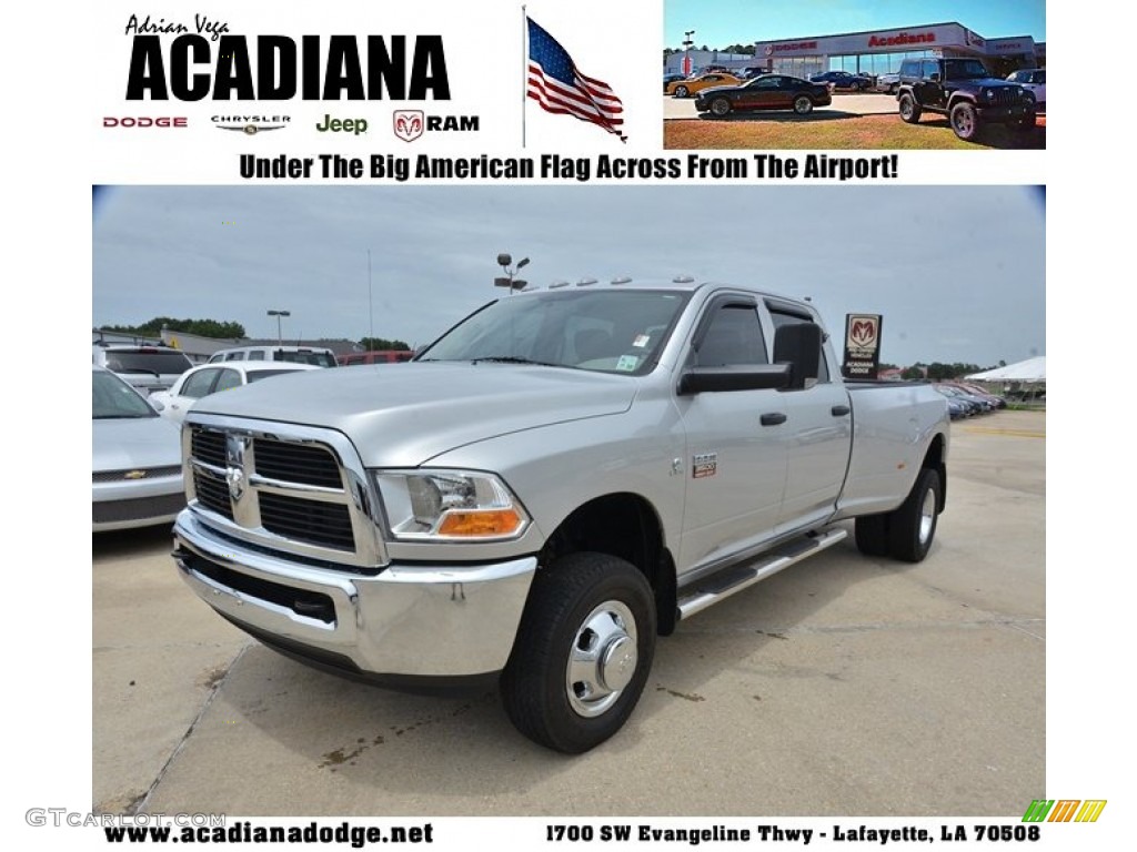 Bright Silver Metallic Dodge Ram 3500 HD