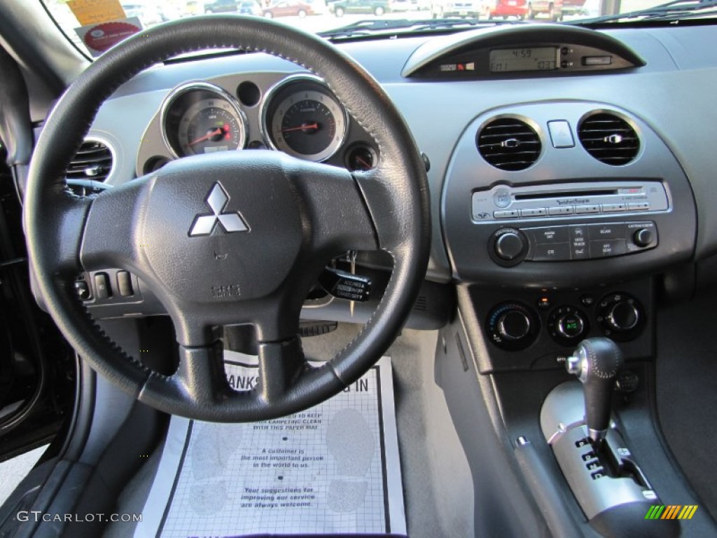 2009 Mitsubishi Eclipse Spyder GS Dark Charcoal Dashboard Photo #67910643