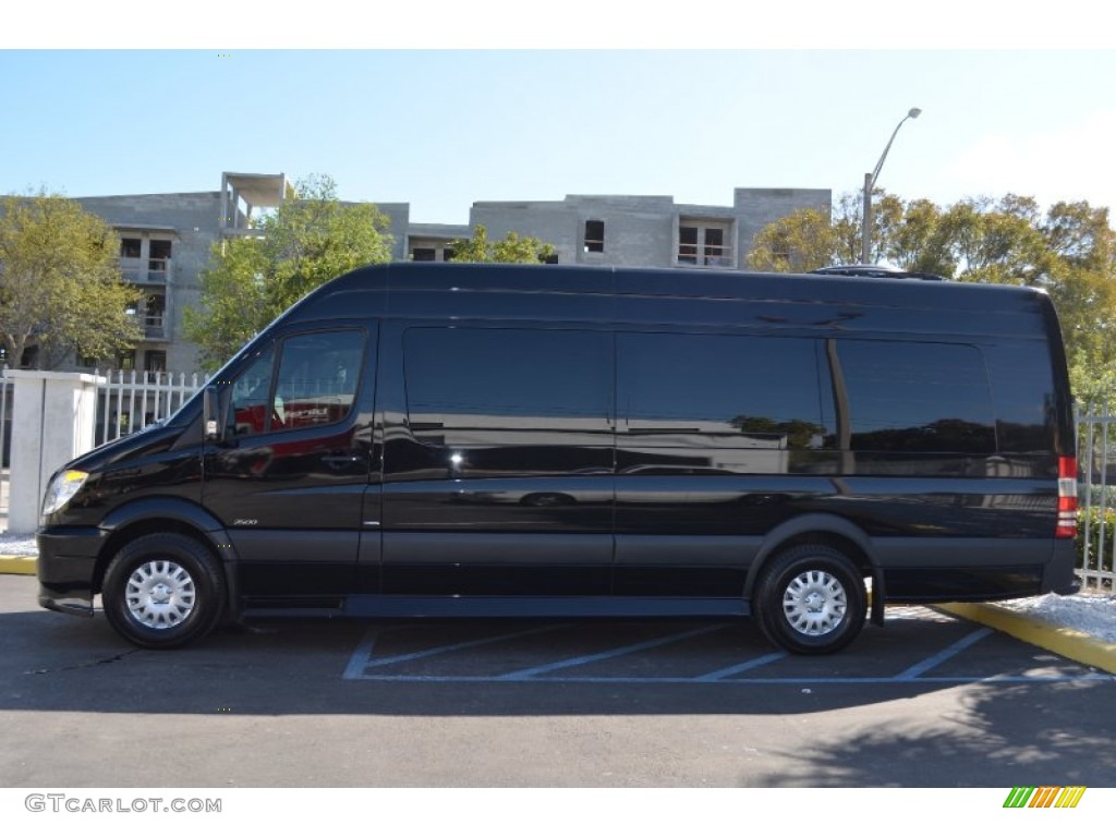 Black 2010 Mercedes-Benz Sprinter 2500 High Roof Limousine Exterior Photo #67910852
