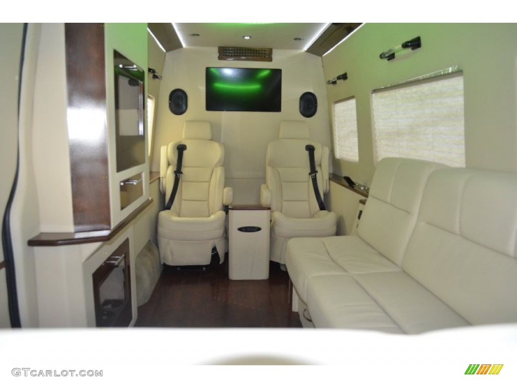 Sand/Driftwood Interior 2010 Mercedes-Benz Sprinter 2500 High Roof Limousine Photo #67910887