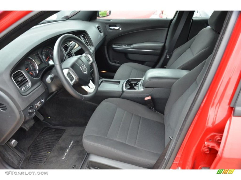 Black Interior 2012 Dodge Charger Police Photo #67912010