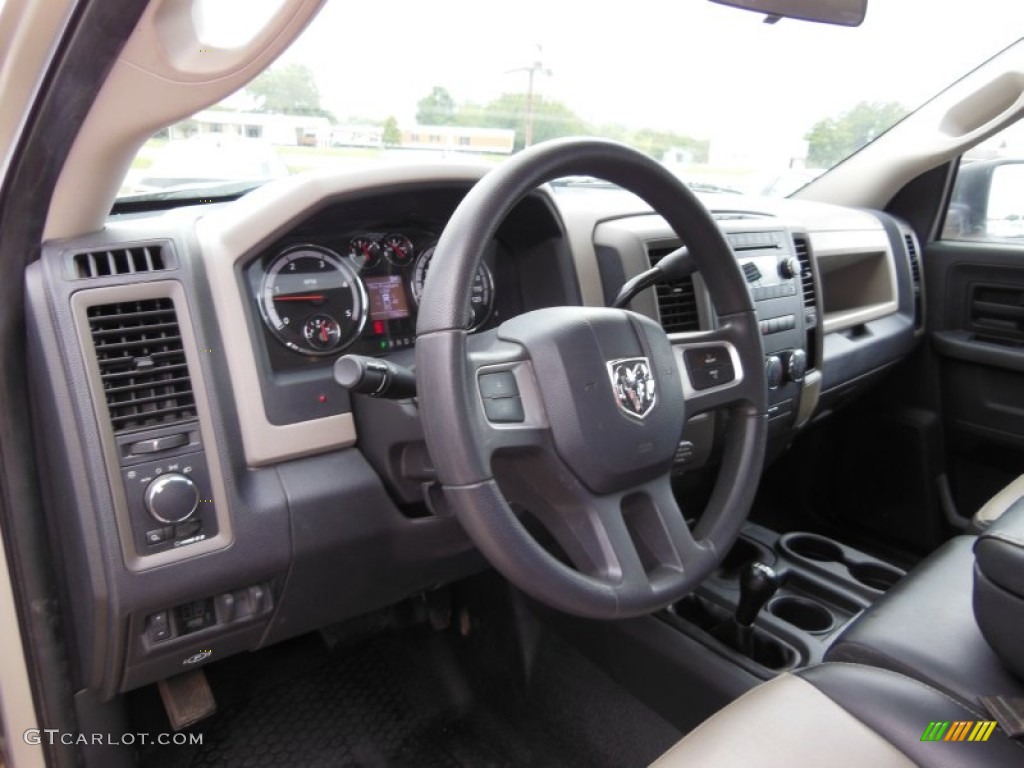 2010 Ram 2500 ST Crew Cab 4x4 - Austin Tan Pearl / Dark Slate/Medium Graystone photo #12
