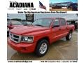 2011 Flame Red Dodge Dakota Big Horn Crew Cab  photo #1