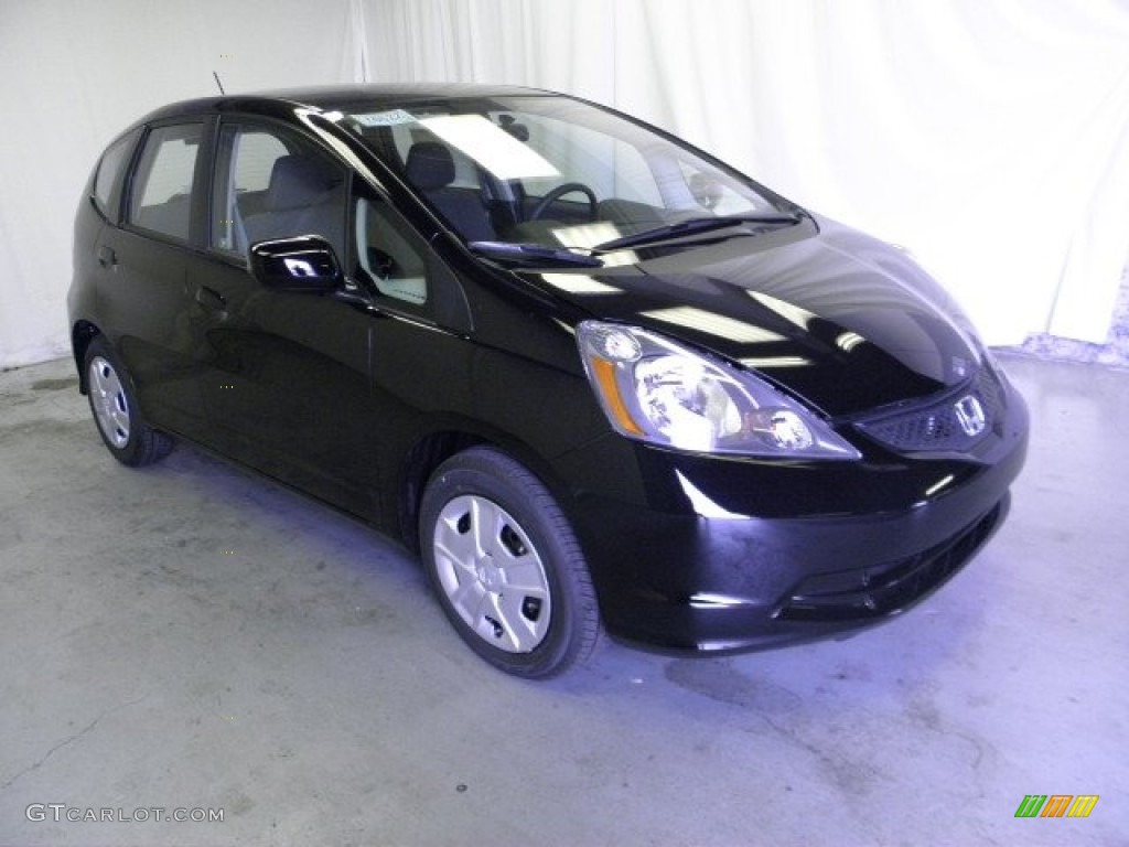 2012 Fit  - Crystal Black Pearl / Gray photo #1