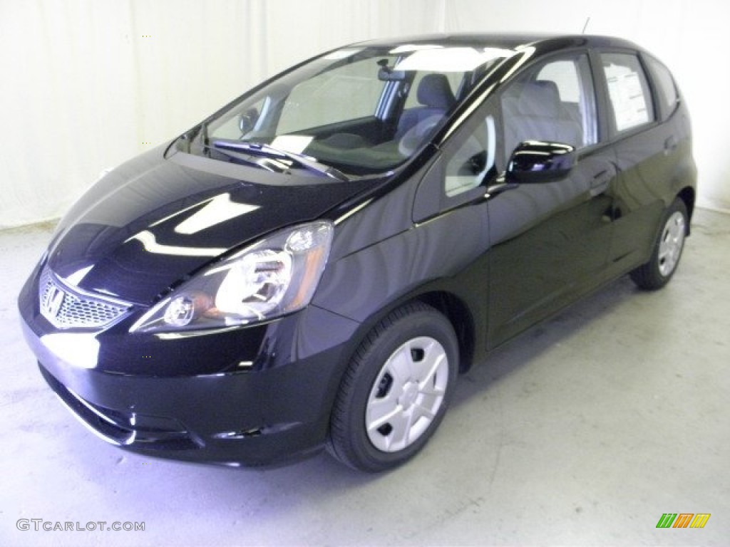 2012 Fit  - Crystal Black Pearl / Gray photo #3