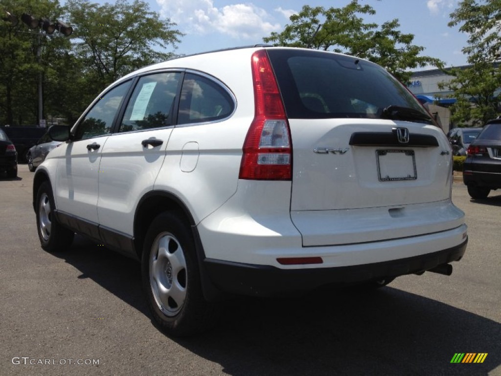 2010 CR-V LX AWD - Taffeta White / Gray photo #11