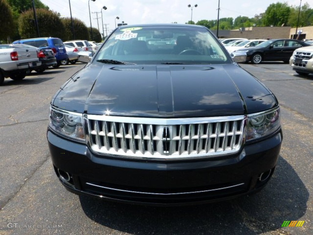 2008 MKZ Sedan - Black / Dark Charcoal photo #8