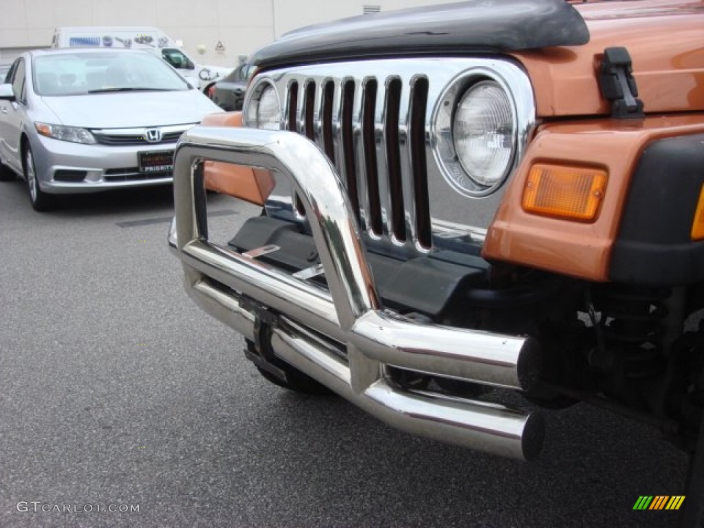 2001 Wrangler SE 4x4 - Amber Fire Pearl / Agate Black photo #19