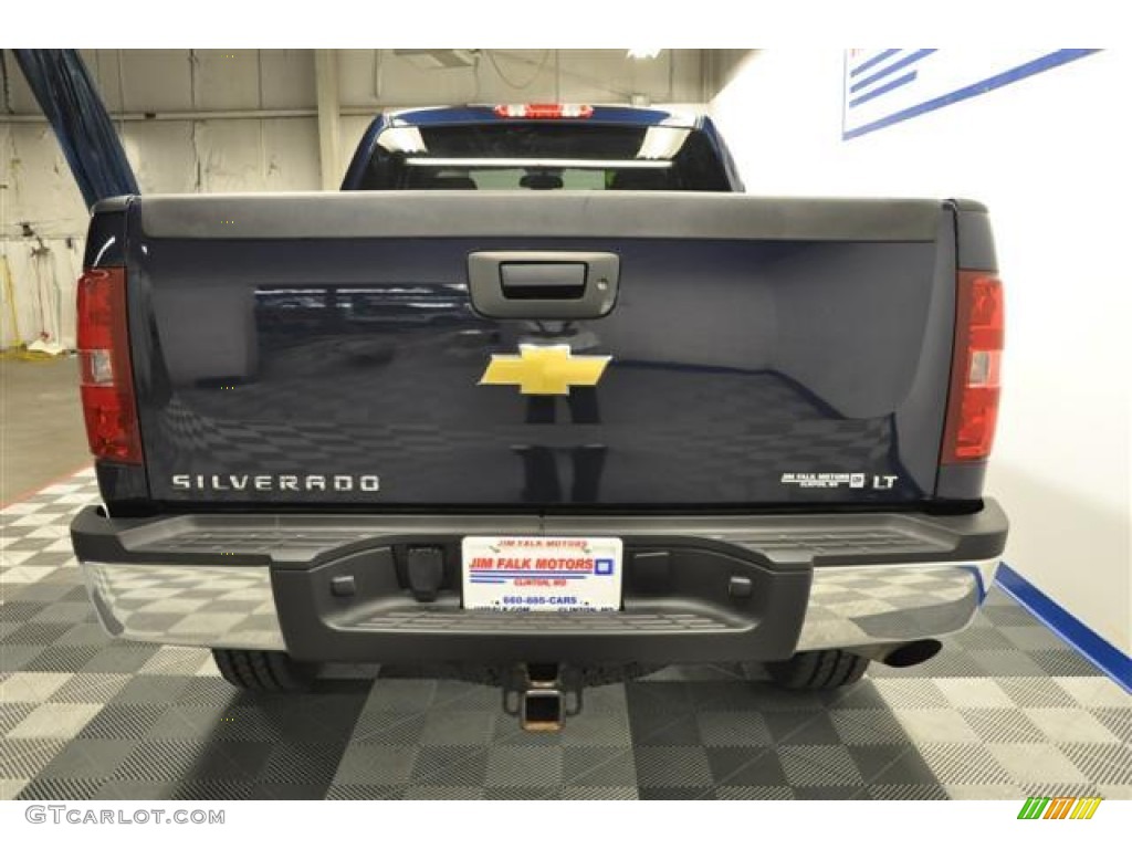 2009 Silverado 2500HD LT Extended Cab 4x4 - Imperial Blue Metallic / Ebony photo #5