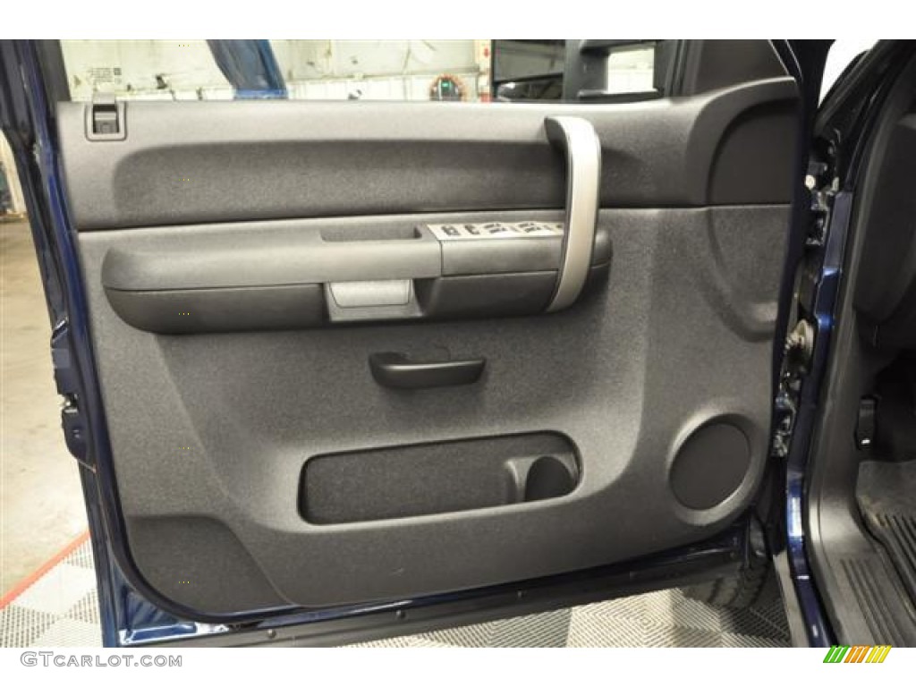 2009 Silverado 2500HD LT Extended Cab 4x4 - Imperial Blue Metallic / Ebony photo #7