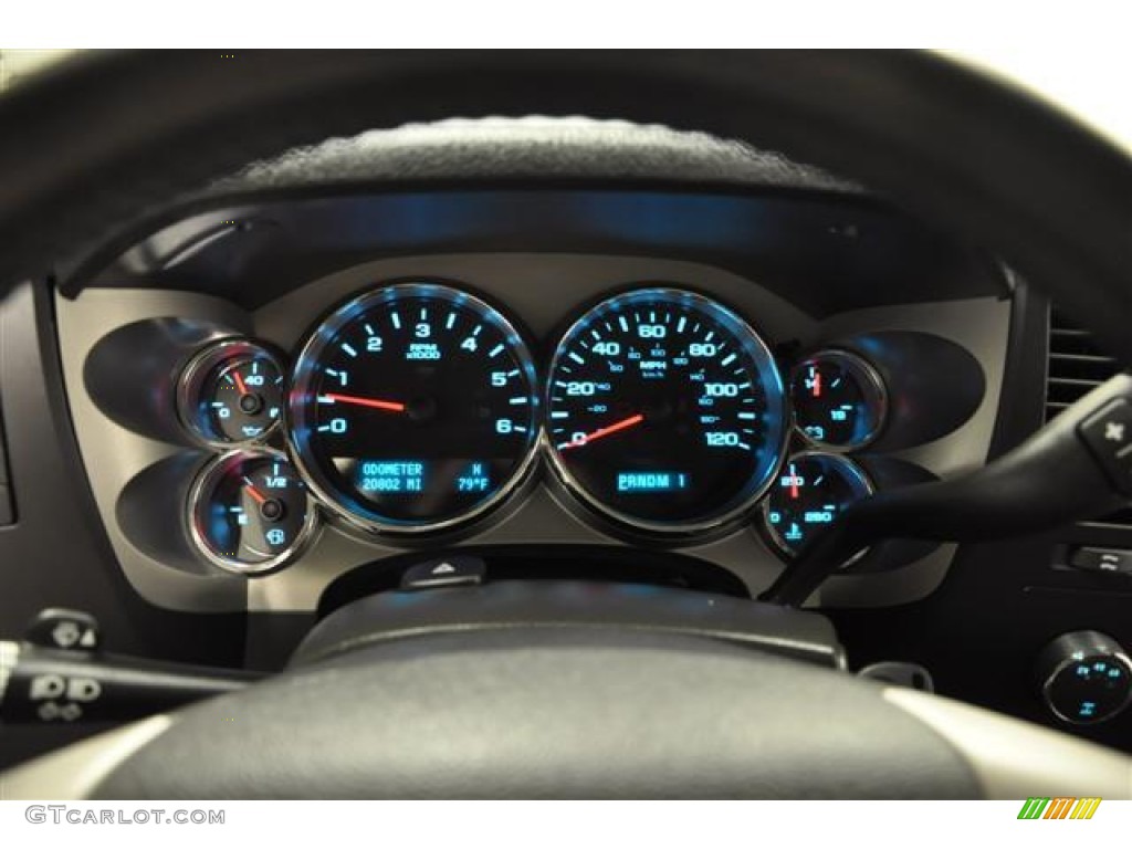 2009 Silverado 2500HD LT Extended Cab 4x4 - Imperial Blue Metallic / Ebony photo #15