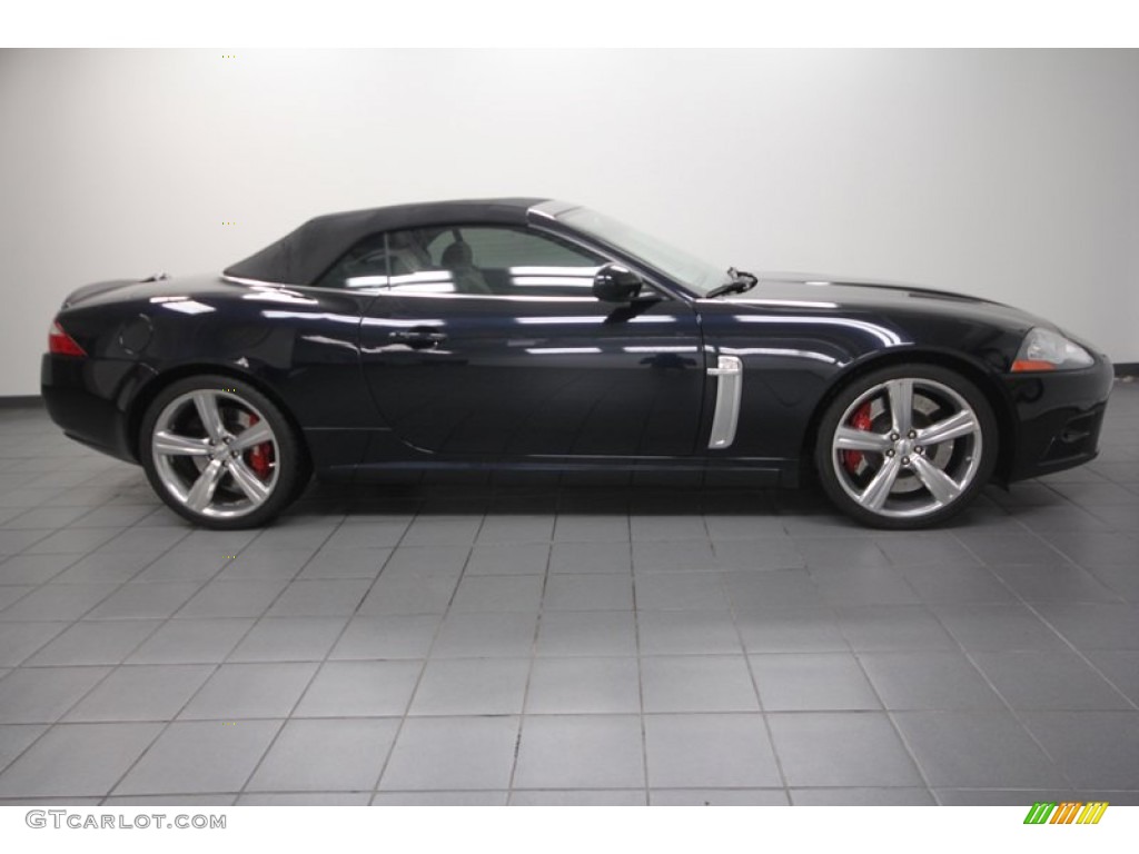 Celestial Black Metallic 2008 Jaguar XK XKR Portfolio Edition Convertible Exterior Photo #67921265