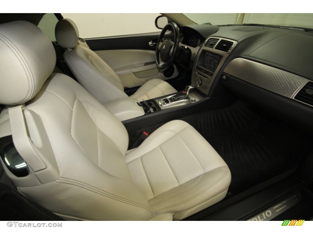 Ivory/Charcoal Interior 2008 Jaguar XK XKR Portfolio Edition Convertible Photo #67921529