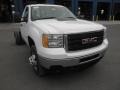 2012 Summit White GMC Sierra 3500HD Regular Cab Dually Chassis  photo #2