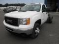 Summit White - Sierra 3500HD Regular Cab Dually Chassis Photo No. 3