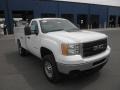 Summit White - Sierra 2500HD Regular Cab Utility Truck Photo No. 2
