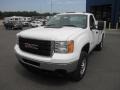 Summit White - Sierra 2500HD Regular Cab Utility Truck Photo No. 3