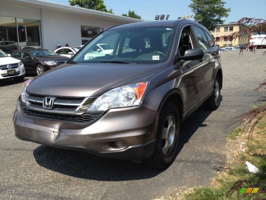 2010 CR-V LX AWD - Urban Titanium Metallic / Black photo #3