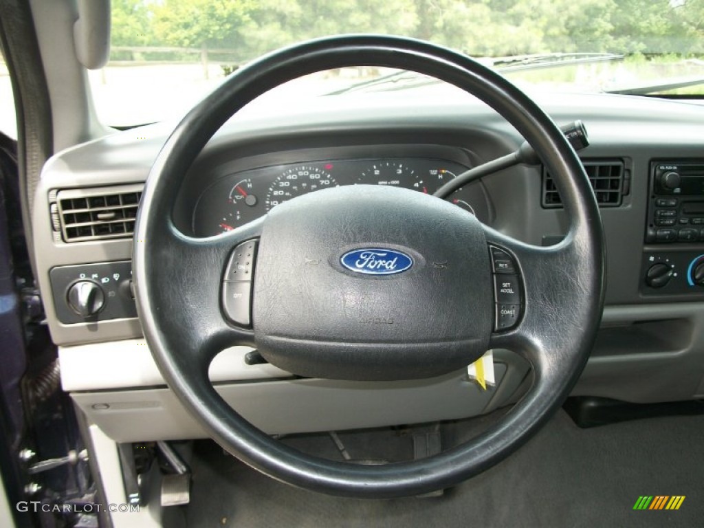 2003 F250 Super Duty XLT SuperCab 4x4 - True Blue Metallic / Medium Flint Grey photo #13