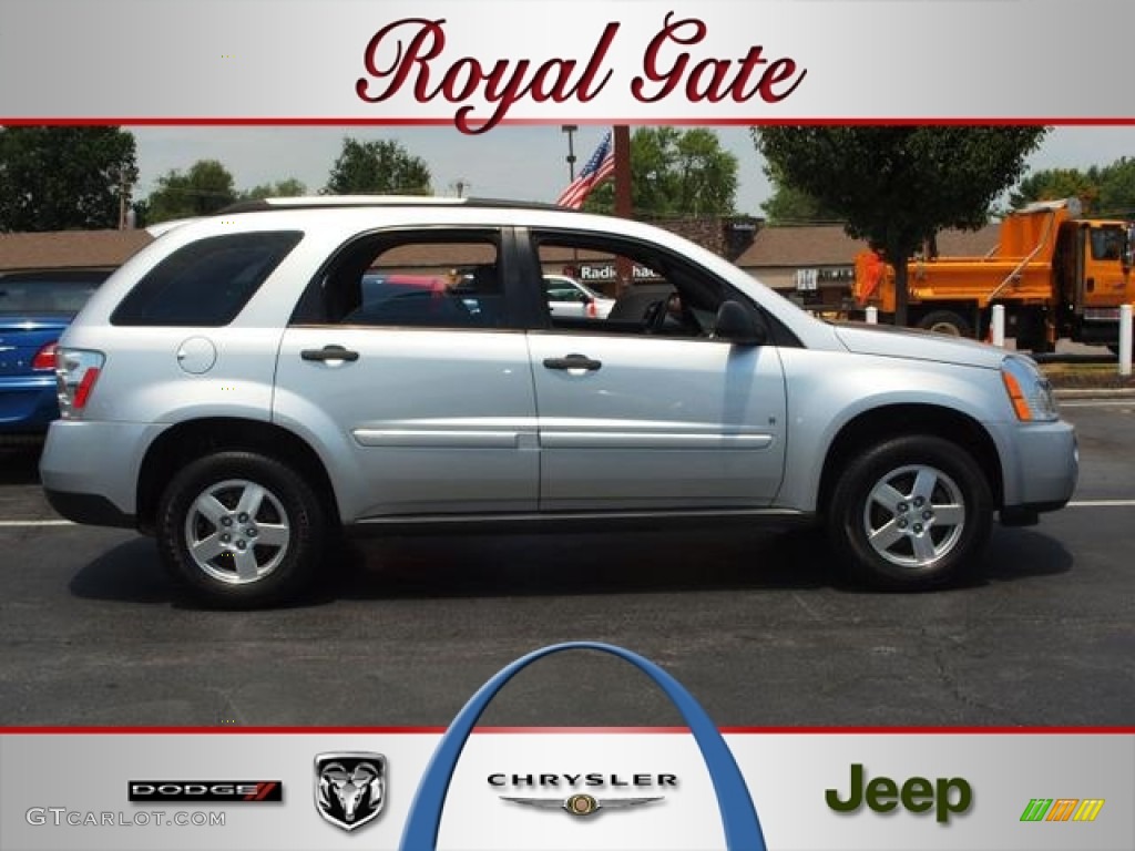 2009 Equinox LS - Silver Ice Metallic / Light Gray photo #1